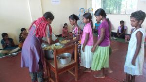 Girls Having Meals Batticoloa Sri Lanka