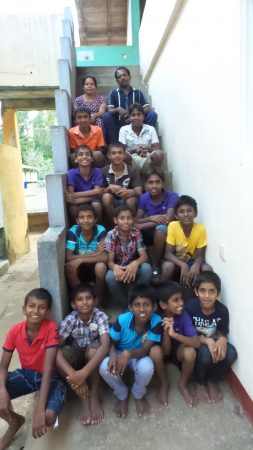 A Group of the Boys with their resident ‘Parents’