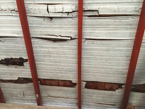 Many of the roofs in Wellawaya are in need of repair.